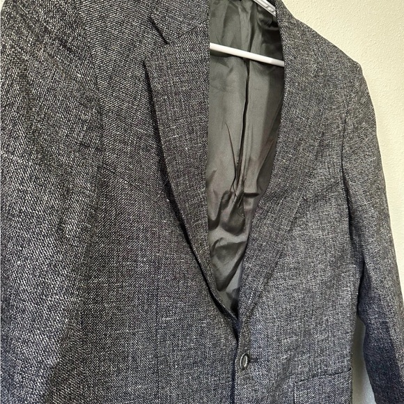 Panhandle Slim Charcoal Gray Textured Two-Button Sport Coat - Picture 2 of 10